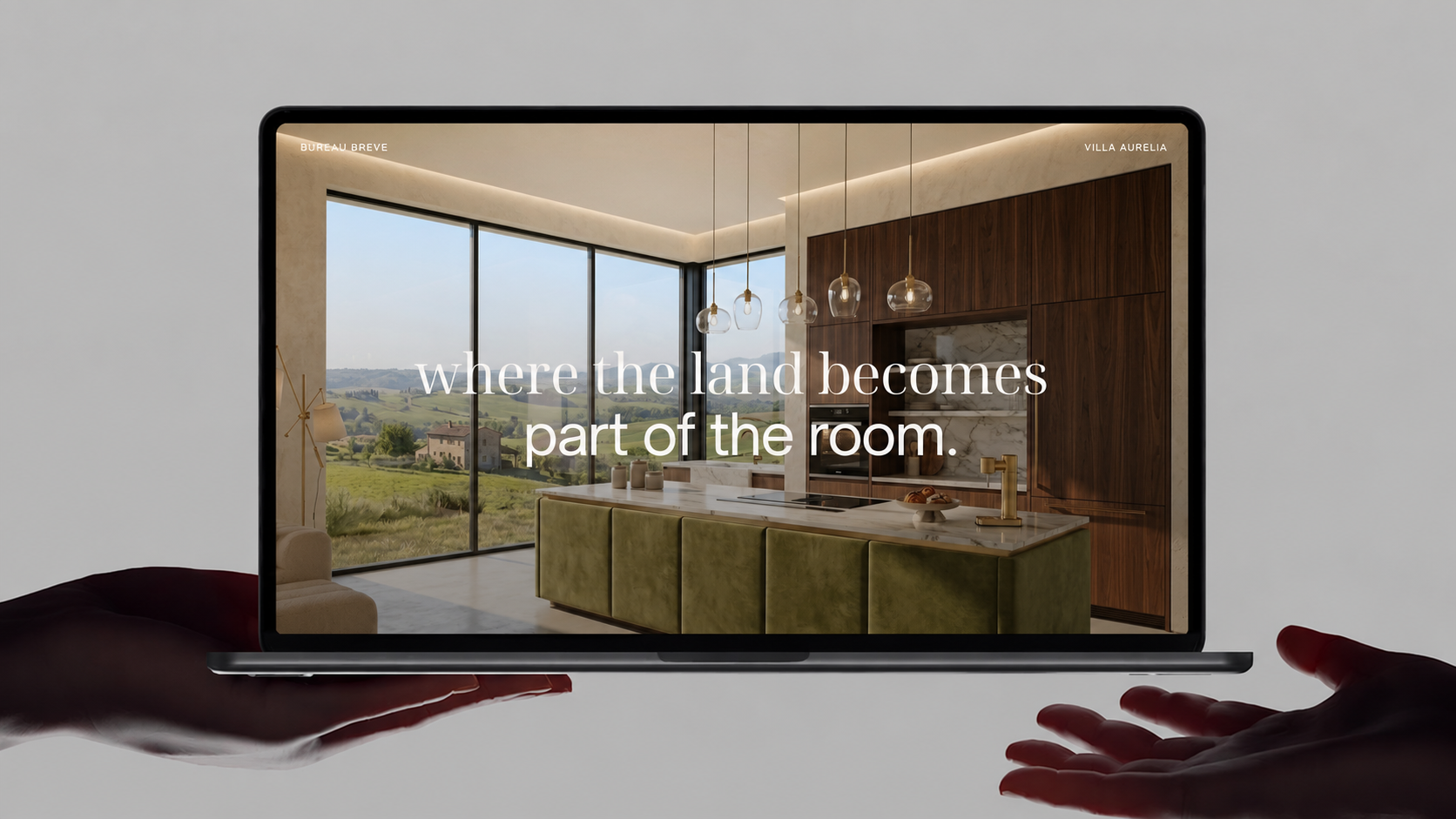 Bureau Breve web mockup