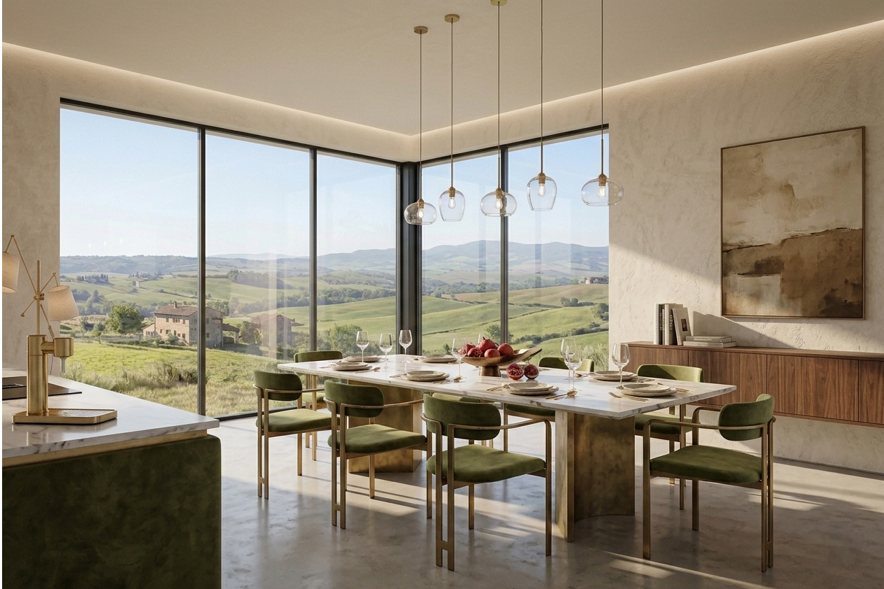 Bureau Breve — living room render